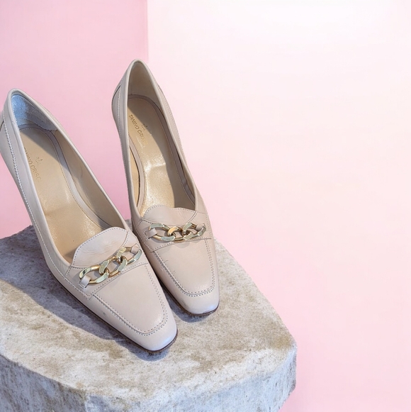 Tanino Crisci ♡♡Kitten Heel Loafers, Handmade In Italy - Picture 2 of 15